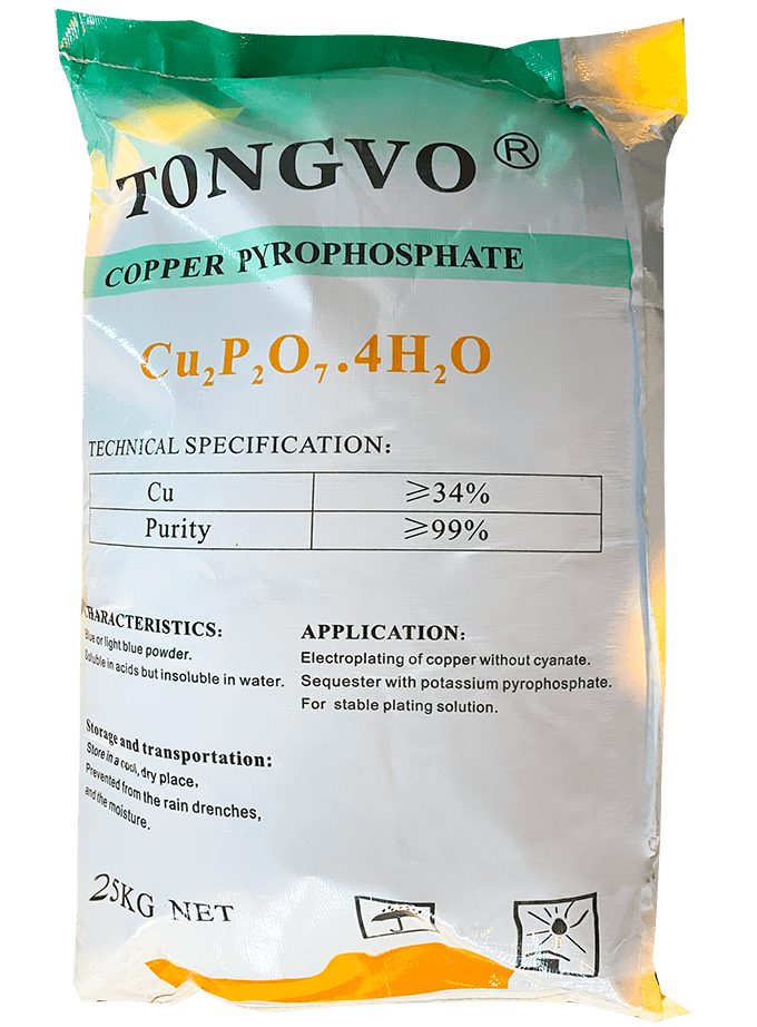 Đồng Pyrophosphate Cu2P2O7, Trung Quốc, 25kg/bao